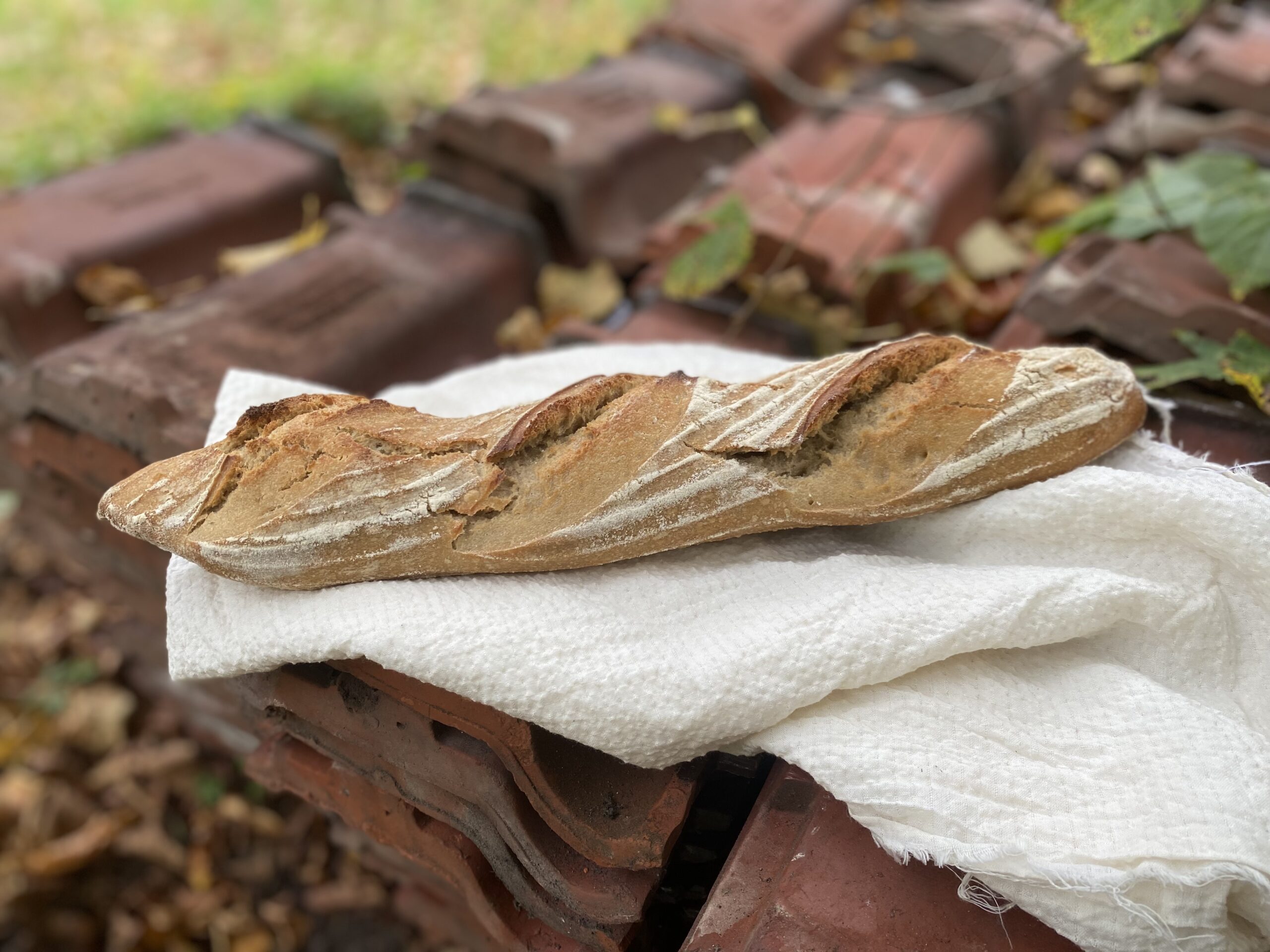 Handgekneed en handgevormd zuurdesem biologisch brood uit Makkinga Friesland. Lokale ingredienten uit Groningen en Frieslkand.